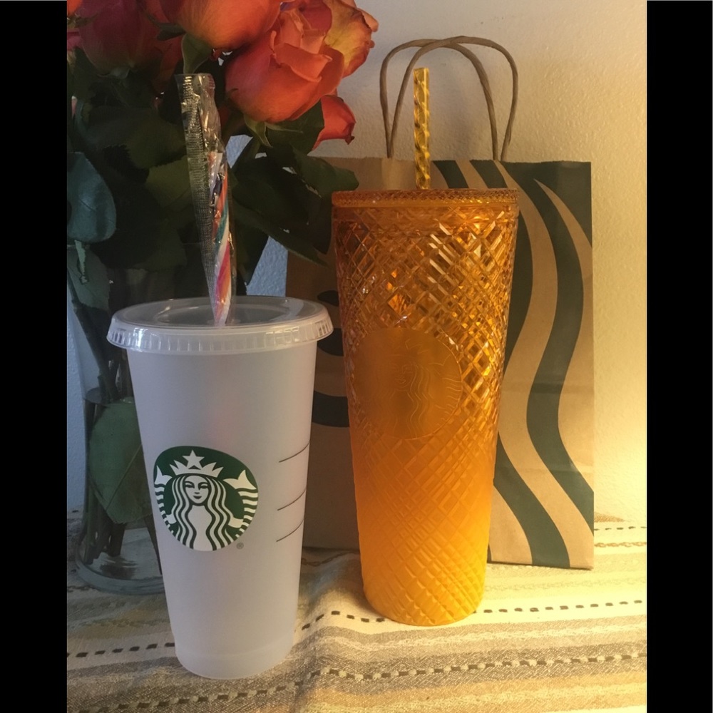 Starbucks MYSTERY Color Changing And NEW Release Mango Ombré Jewel Tumbler